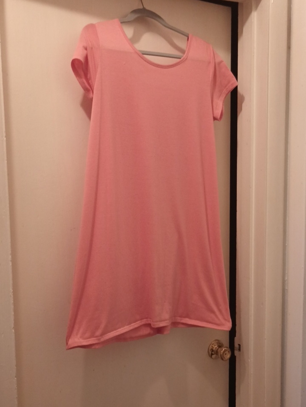 Simple Pink Swing Dress